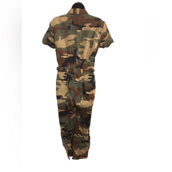 Outerknown army camo S.E.A. short sleeve‎ overalls jumpsuit size 0 new - Picture 5 of 16